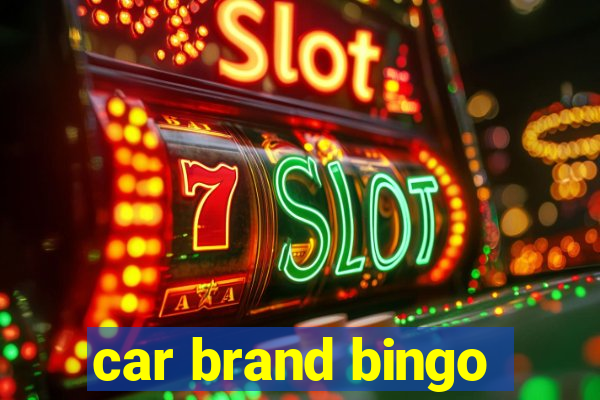 car brand bingo